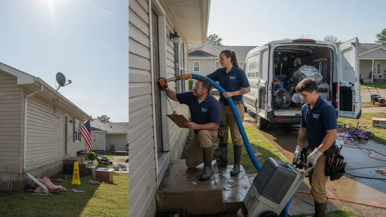 Ceiling Water Damage Restoration in Preston, MN near me